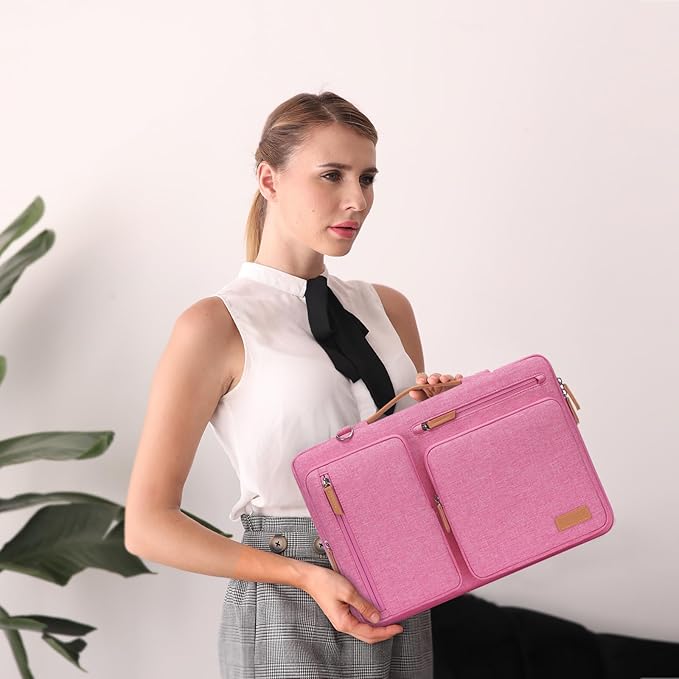 MOSISO 360 Protective Laptop Shoulder Bag, 15-15.6 inch Computer Bags Compatible - Image 7