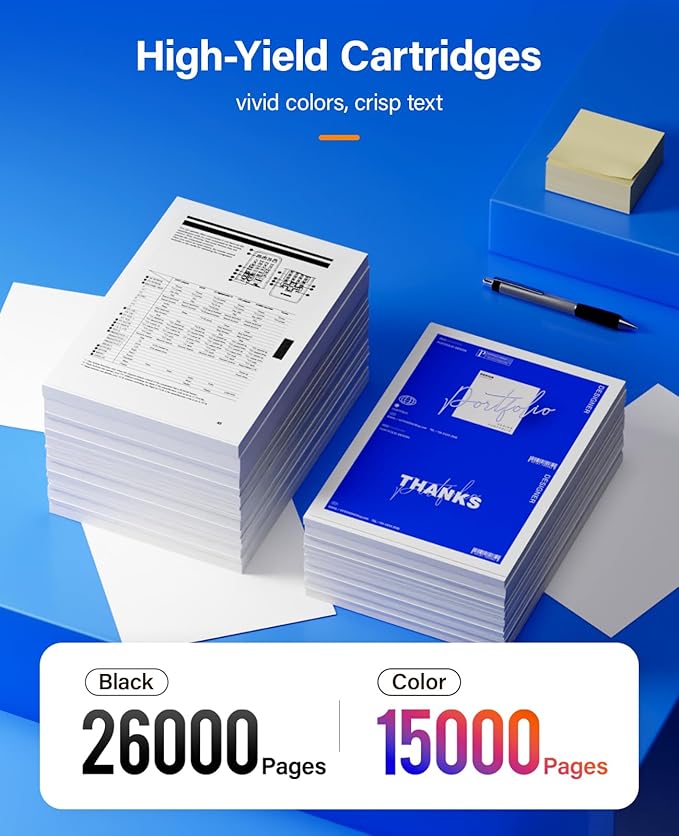 7525 Toner Cartridge Set 4-Pack High-Yield Replacement - Image 3