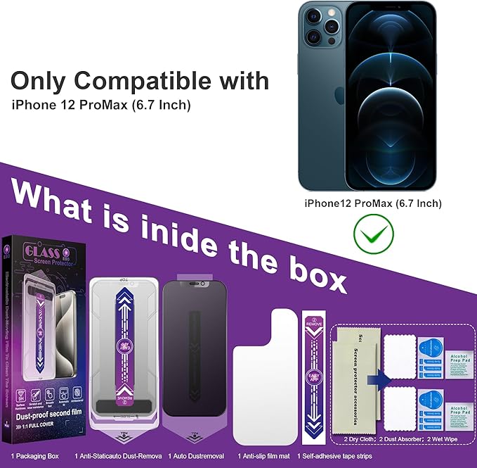 2 Pack Matte Privacy Screen Protector - Image 7