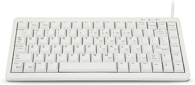 CHERRY ML 4100 Ultraslim Keyboard- Light Gray - Image 3