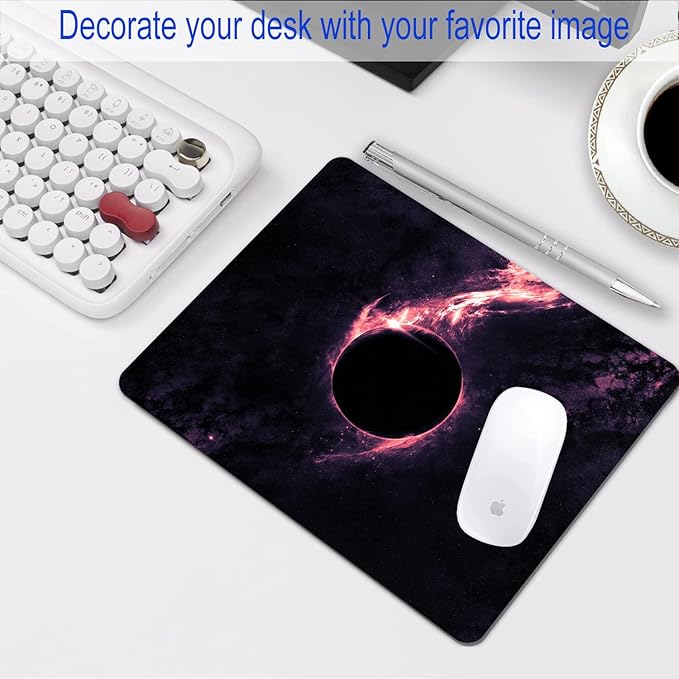 Sci-Fi Galaxy Mouse Pad Personalized Planet Design Computer Laptop Non-Slip - Image 7
