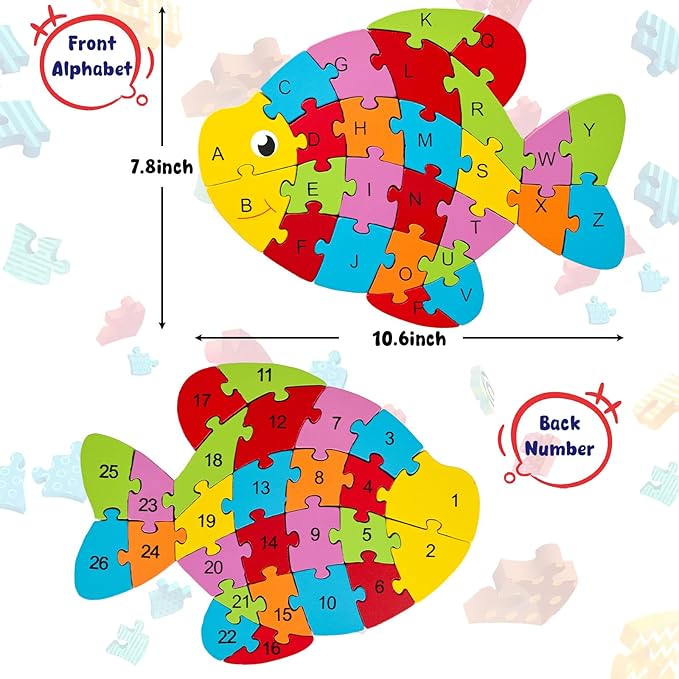 LovesTown Goldfish Wooden Puzzle - Image 5