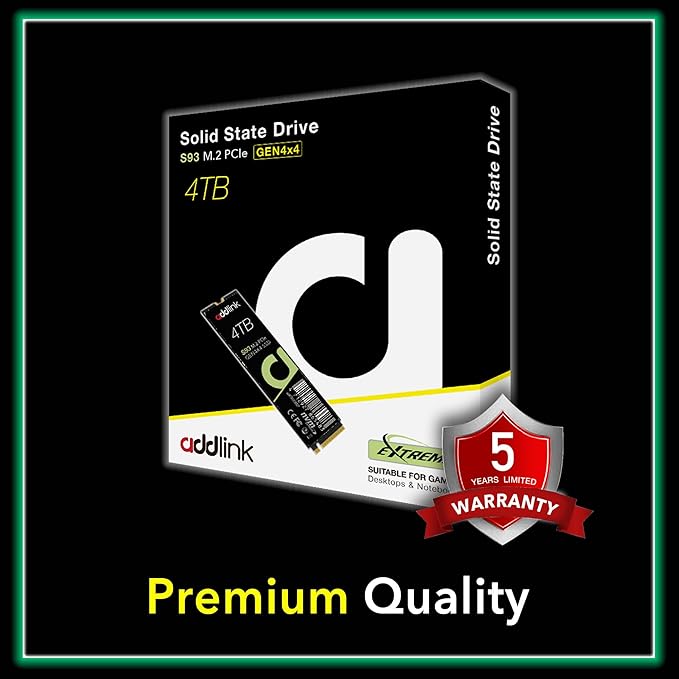 Addlink S93 4TB PCIe 4.0 M.2 Gen 4 Memory Expansion SSD, Internal Solid State - Image 7