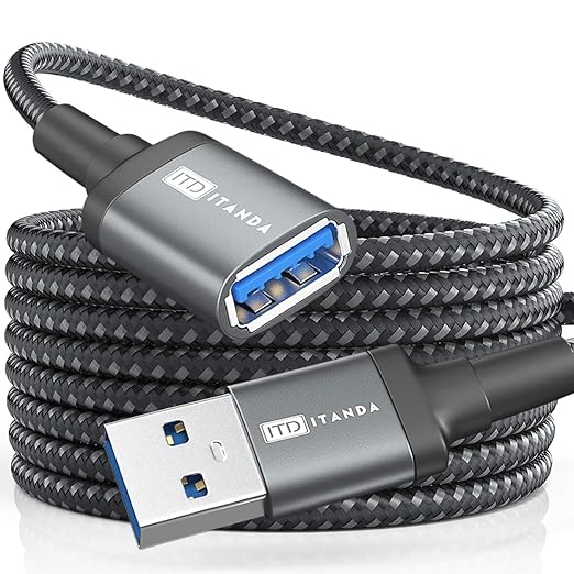 ITD ITANDA 15FT USB Extension Cable USB 3.0 Extension Cord Type A Male to by ITDITANDA