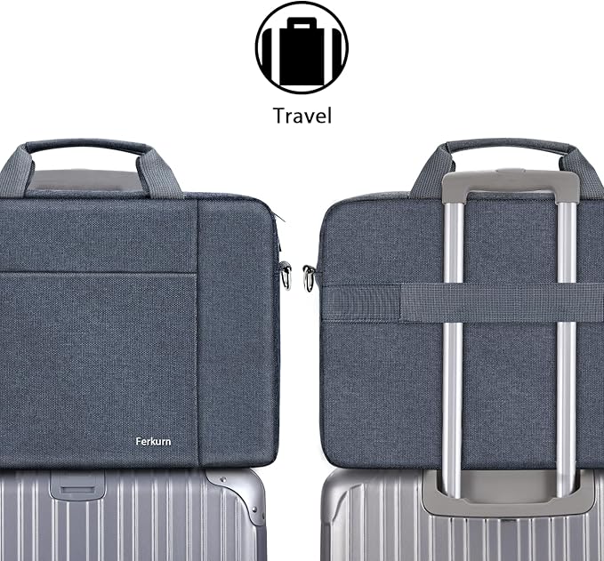 Ferkurn 17 17.3 Inch Laptop Bag Women Men Compatible - Image 3