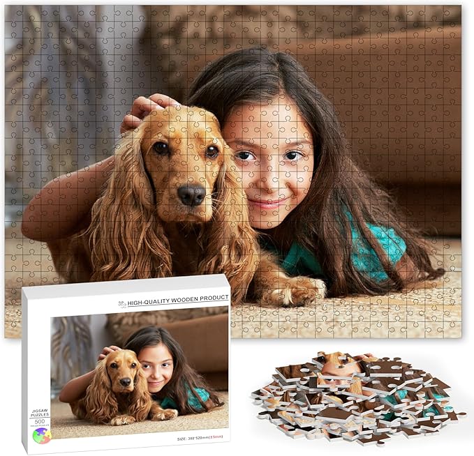 Personalized Photo Puzzles, Custom Jigsaw Puzzle by RIYAKOO