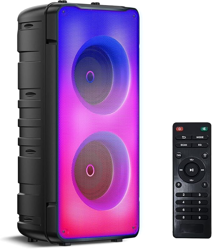 Bluetooth Speakers, 60W Portable Loud Wireless Stereo Speaker - Image 9