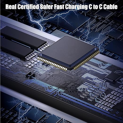 3-Pack Black 3.3FT 60W USB C to USB C Cable, Type C to Type C Cable, Fast - Image 7