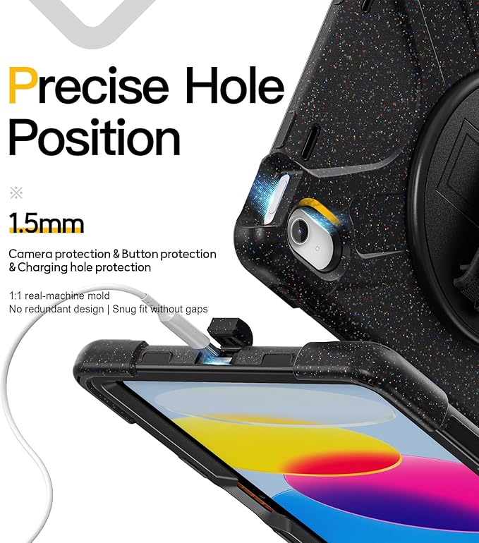 BRAECN for iPad 11th/10th Generation case 11/10.9 inch 2025/2022 Heavy Duty - Image 9