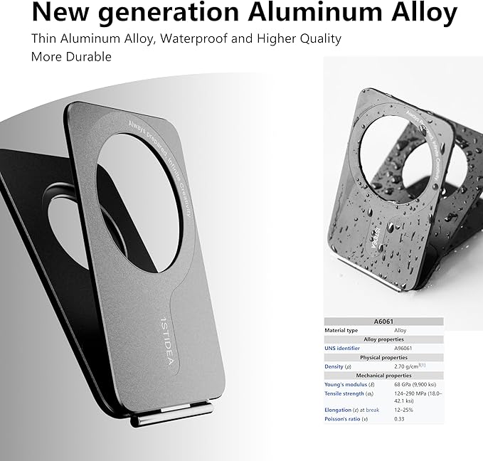 Phone Tripod Stand, Aluminum Alloy Mini Tripod Compatible - Image 5