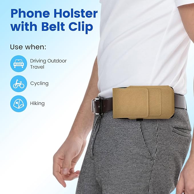 BECPLT for iPhone 17 Pro Max Air 16/15/14/13/12/11 Pro Max Nylon Cell Phone - Image 5