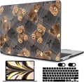 MEEgoodo Case for M4/M3/M2 MacBook Air 13.6 inch Case 2025 2024 2022, Fit Model by MEEgoodo