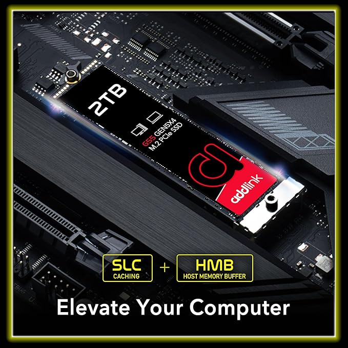 Addlink G55 2TB PCIe 5.0 Gen5 NVMe M.2 SSD- Up to 10, 300 MB/s - Image 4