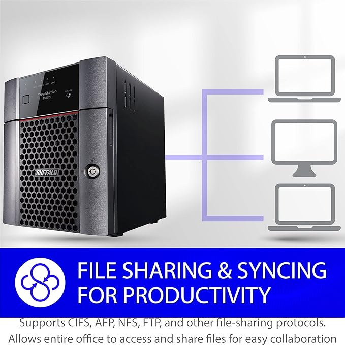 BUFFALO TeraStation 3420DN 4-Bay SMB 8TB Desktop NAS w/Hard Drives Included - Image 4