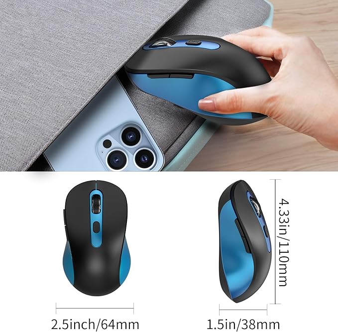 Wireless Mouse for Laptop, Chromebook, Silent Mouse - Image 7