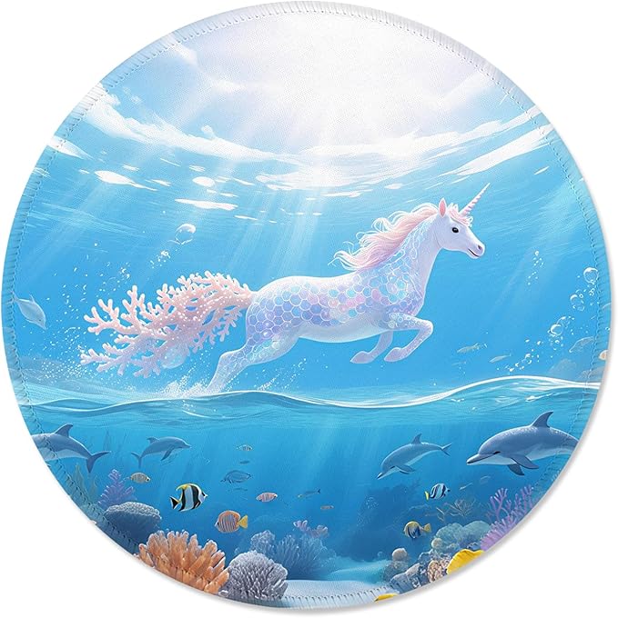 ITNRSIIET Mouse Pad Non-Slip Rubber Base Smooth Surface Stitched Edges by +ITNRSIIET