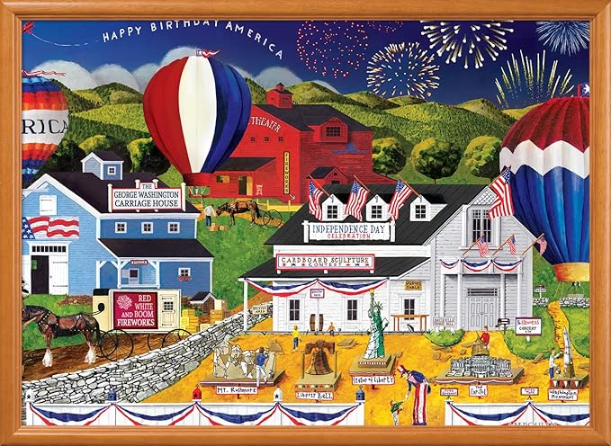 Masterpieces - 500 Piece Jigsaw Puzzle, Large EZ Grip Shapes, 4th of July - Image 8