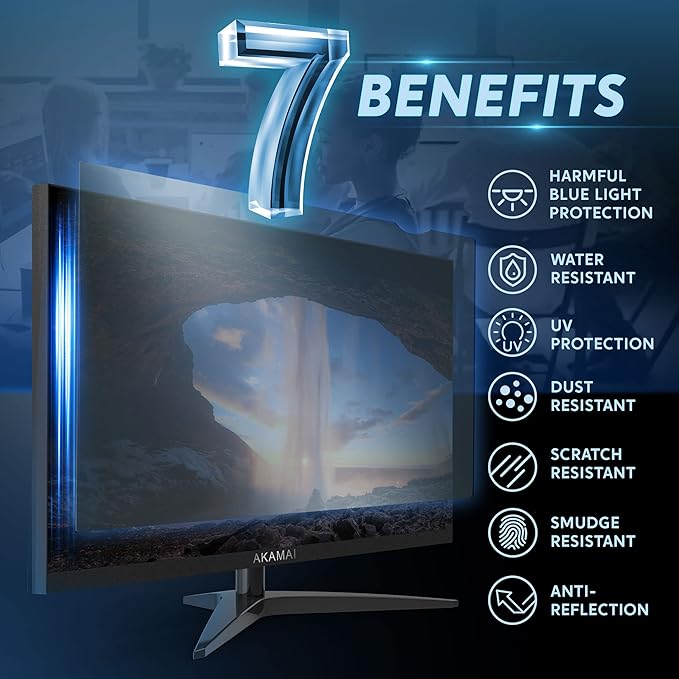 Akamai Office Products 23.8 inch Monitor Anti Glare Screen – Anti-Glare - Image 6