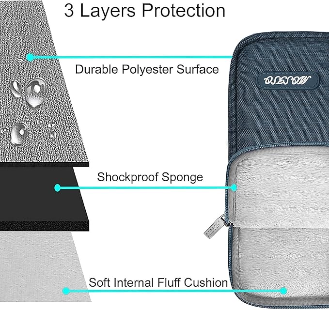 MOSISO Laptop Case 13.3 inch, 13-13.3 inch Laptop Sleeve Compatible - Image 3