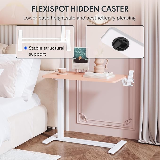 FLEXISPOT H7 Adjustable Overbed Bedside Table - Image 5