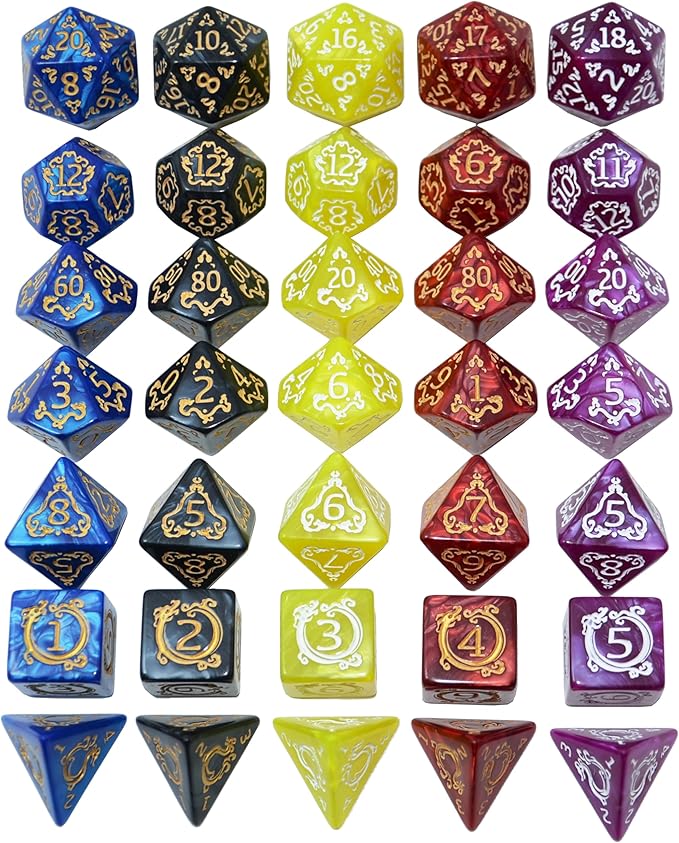 SmartDealsPro Retro Polyhedral Dice Sets - Image 2