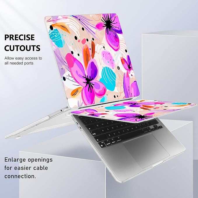 Case for MacBook Pro 13 inch with/Without Touch Bar, Hard Shell + Keyboard - Image 8