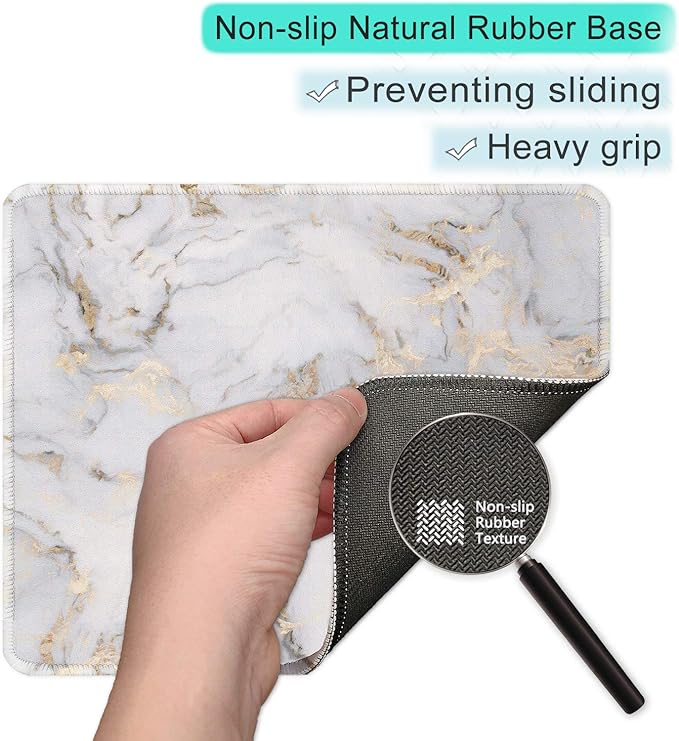 ITNRSIIET Mouse Pad with Stitched Edge Premium Textured Smooth Precise - Image 4