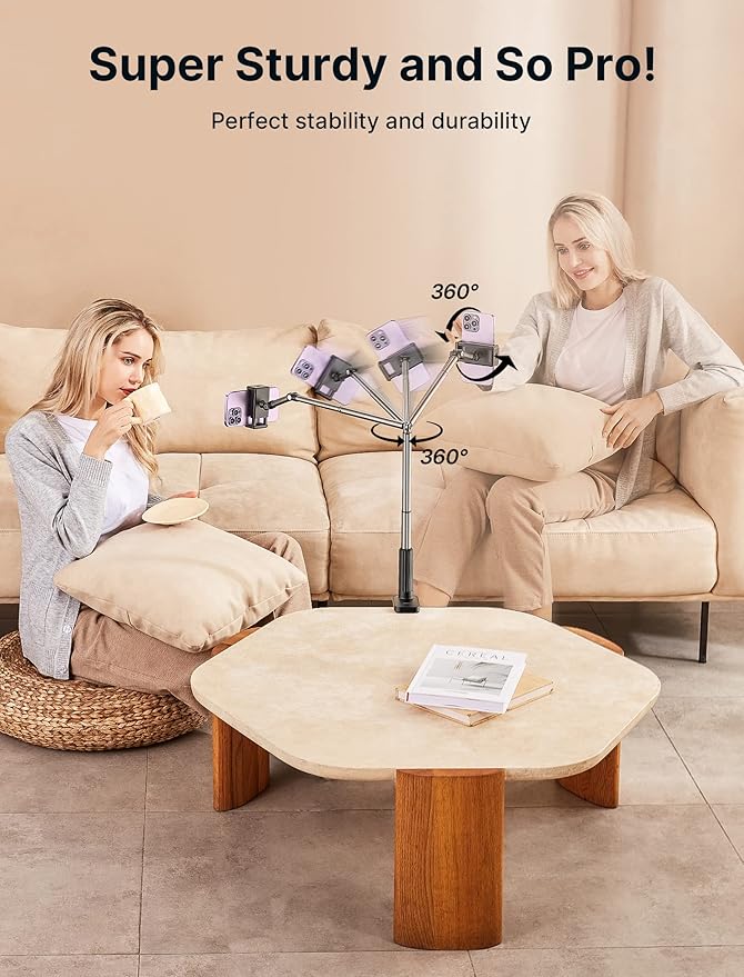 JSAUX Phone Holder for Desk and Bed Compatible - Image 10