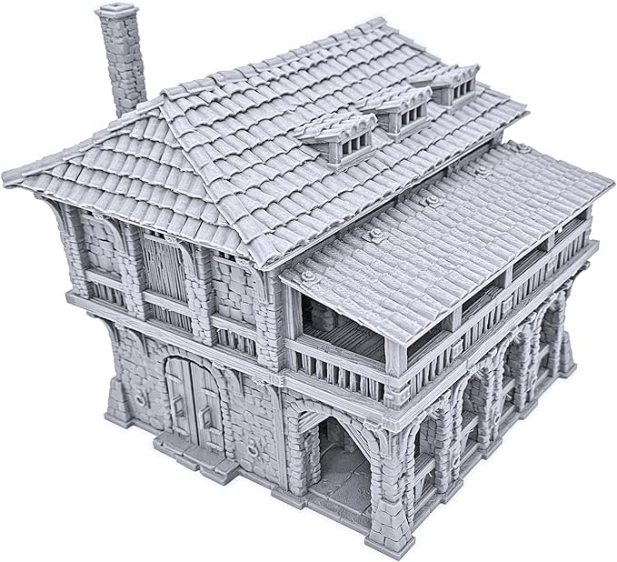 The Warehouse by Printable Scenery, 3D Printed Tabletop RPG Scenery and Wargame by EnderToys