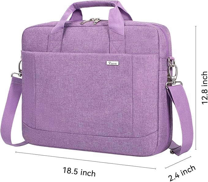 Voova Laptop Bag Case 17 17.3 Inch Computer Sleeve Messenger Bag - Image 7