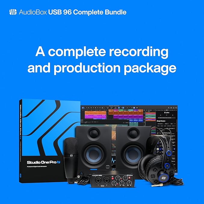 PreSonus AudioBox USB 96 Bundle — USB Audio Interface, XLR Interface - Image 6
