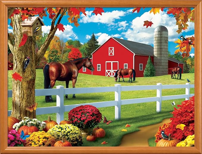 MasterPieces - 300 Piece Jigsaw Puzzle, Large EZ Grip Shapes, Rolling Pastures - Image 9