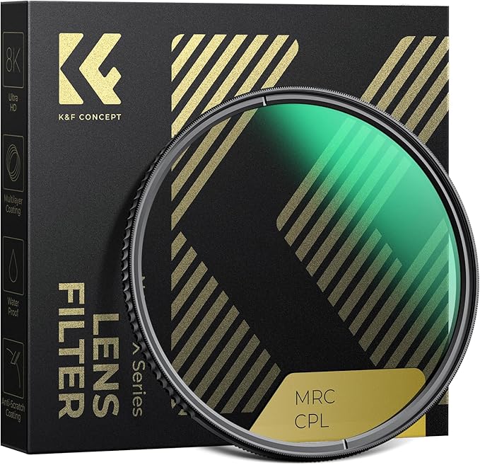 K&F CONCEPT 105mm Circular Polarizers Filter Polarizing Filter 28 Multi-Layer by KFCONCEPT