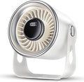 Quiet Small Desk Fan with 100 Speeds Knob switch, Digital Display Portable by Unknown