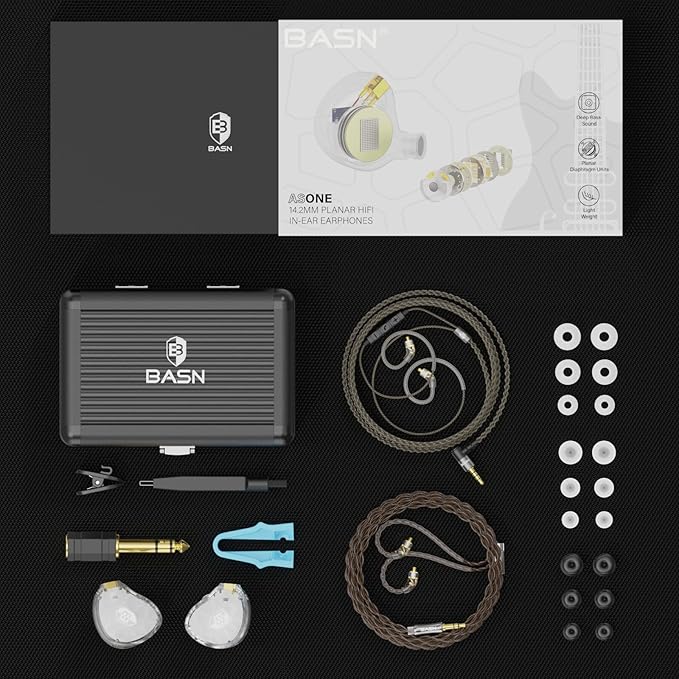 BASN ASONE 14.2mm Planar Diaphragm Driver in-Ear Monitors Earphone - Image 8