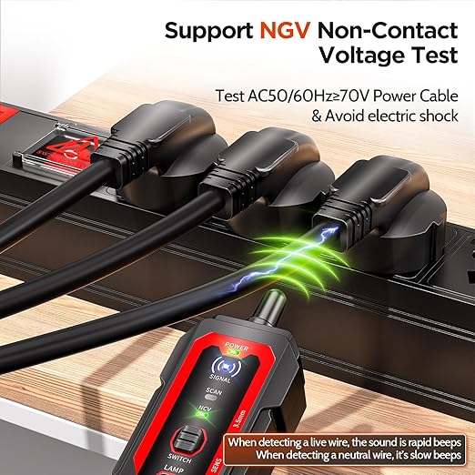 AMPCOM Wire Tracker & Network Cable Tester - Image 7
