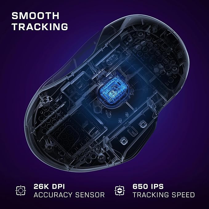 Turtle Beach Kone II Air – Wireless Ergonomic RGB Gaming Mouse, 350-Hr Battery - Image 6