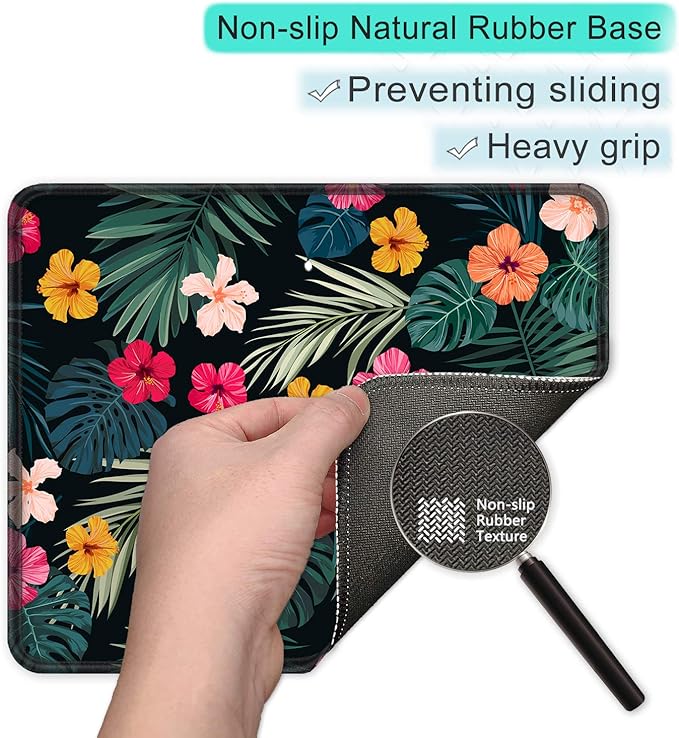 ITNRSIIET Mouse Pad with Stitched Edge Premium Textured Smooth Precise - Image 4