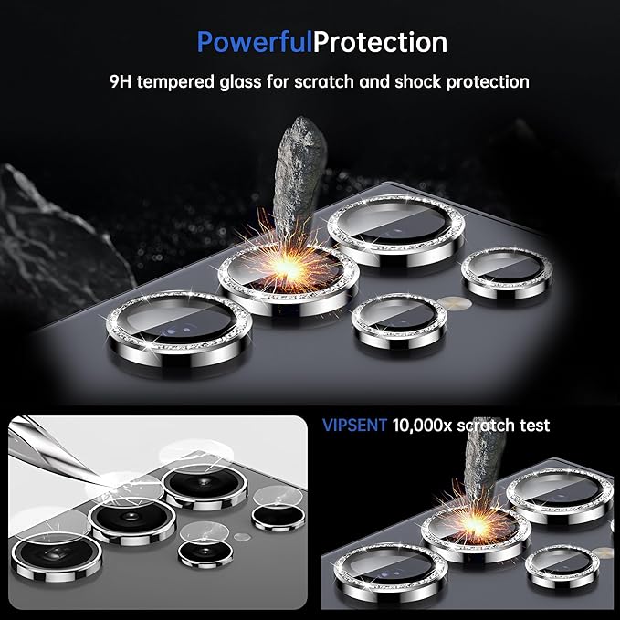 For Samsung Galaxy S25 Ultra Camera Lens Protector, Individual Lens Protector - Image 2