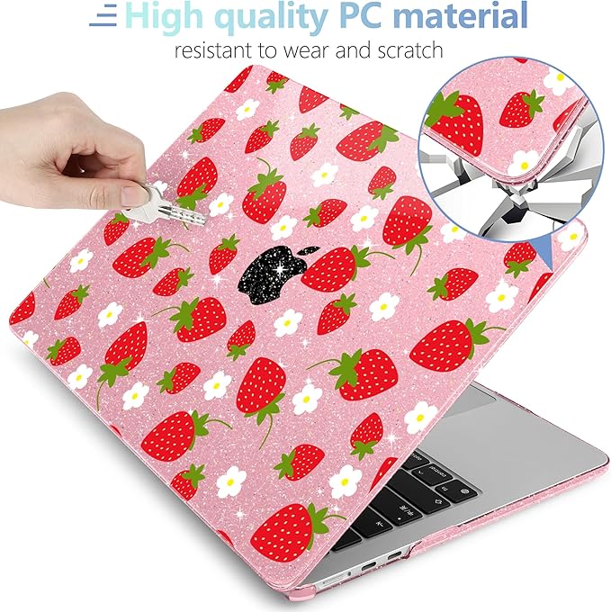 MEEgoodo Case for MacBook Air M4/M3/M2 13.6 inch 2025 2024 2022, Fit Model - Image 4