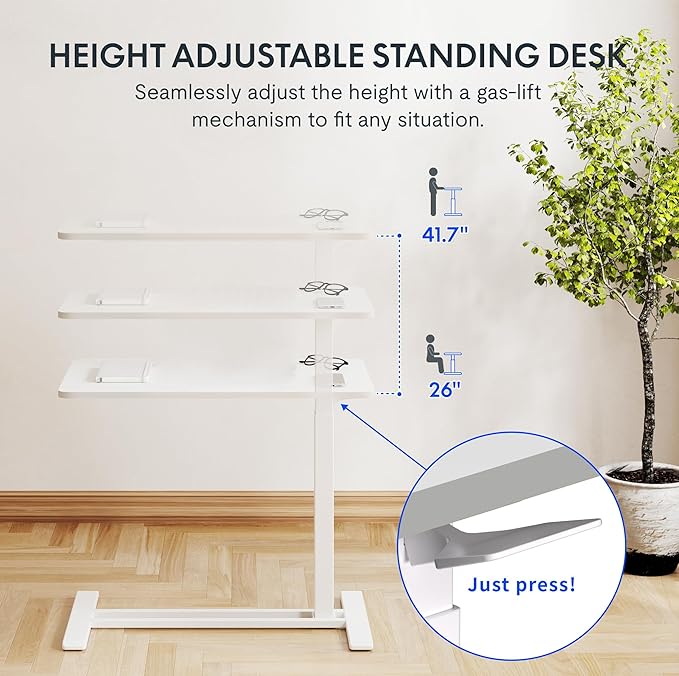 FLEXISPOT Mobile Standing Desk - Image 6