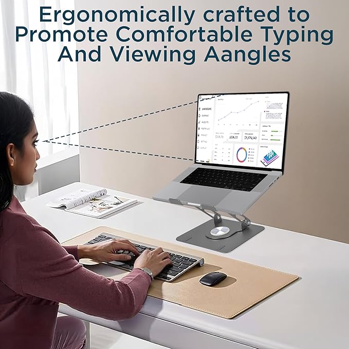 Uncaged Ergonomics Swivel Laptop Stand - Image 10