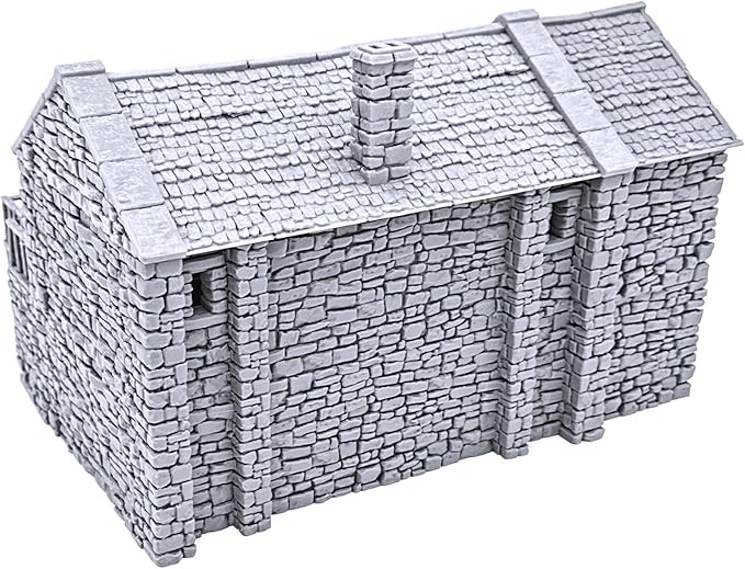 Black Rock Barracks by Printable Scenery, 3D Printed Tabletop RPG Scenery and - Image 4