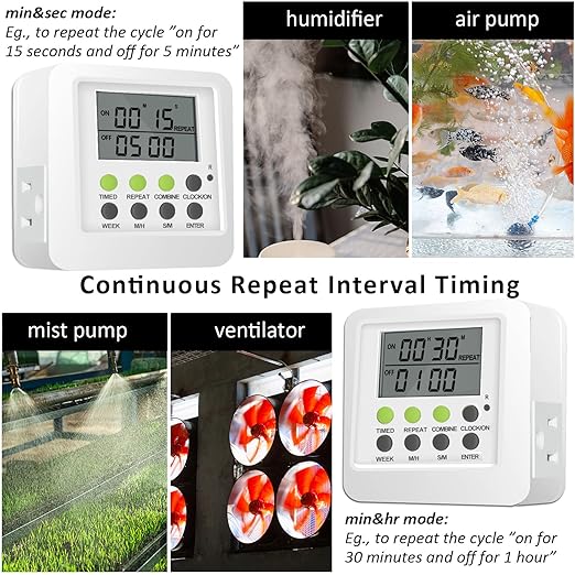 3-in-1 Dual Outlet Timer Plug - Image 4