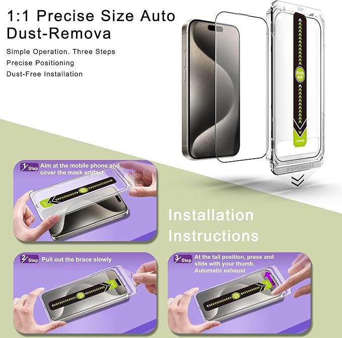 [2-Pack Ultra HD Clear Screen Protector - Image 3
