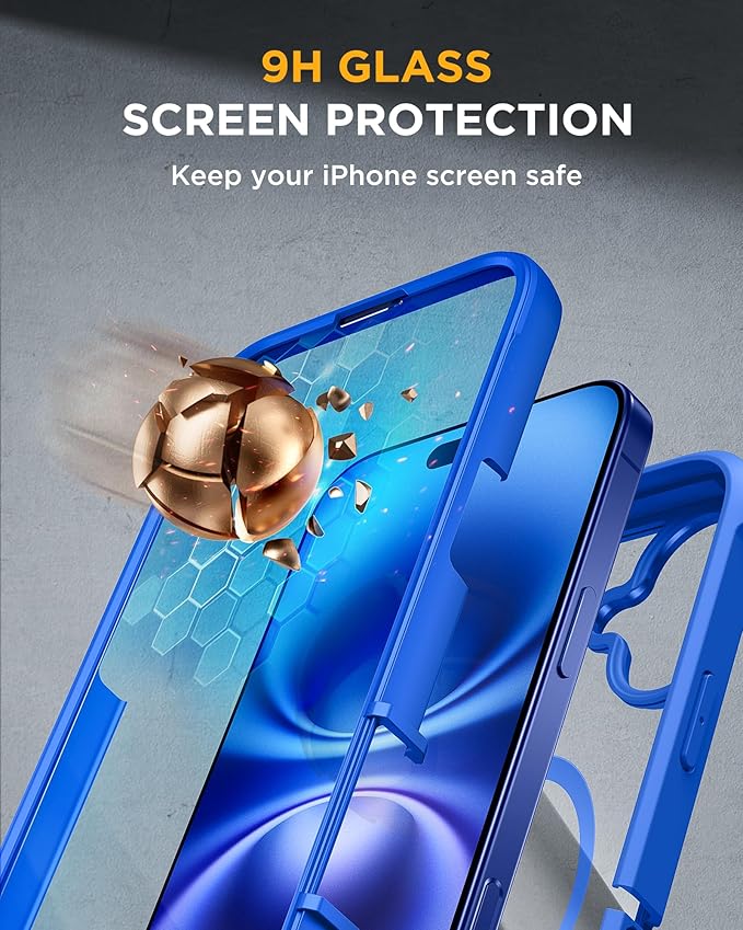 Miracase for iPhone 16 Case 6.1'', Full-Body Bumper Phone case - Image 3