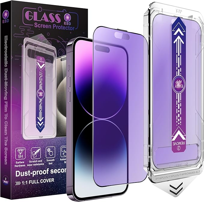 2 Pack Anti Blue Light Matte Screen Protector by Unknown