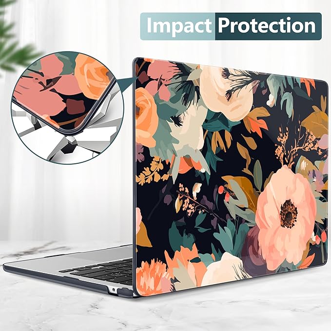 TWOLSKOO Compatible with M4 MacBook Air 13.6 inch Case 2025-2022 Release M4 - Image 6