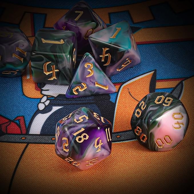 QMAY DND Dice Set -D&D Polyhedral Dice - Image 3
