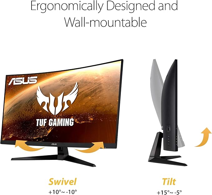 ASUS TUF Gaming 32" 1440P HDR Curved Monitor - Image 6